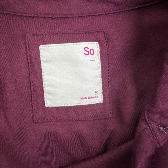 SO | Women's Shirt Dress | Collared Button Down - Picture 5 of 5